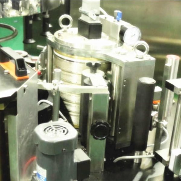 rotary hot melt glue adhesive labeling machine photo 2