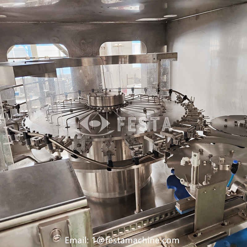 bottle rinsing machine