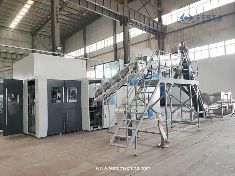 rotary blow molding machine combi