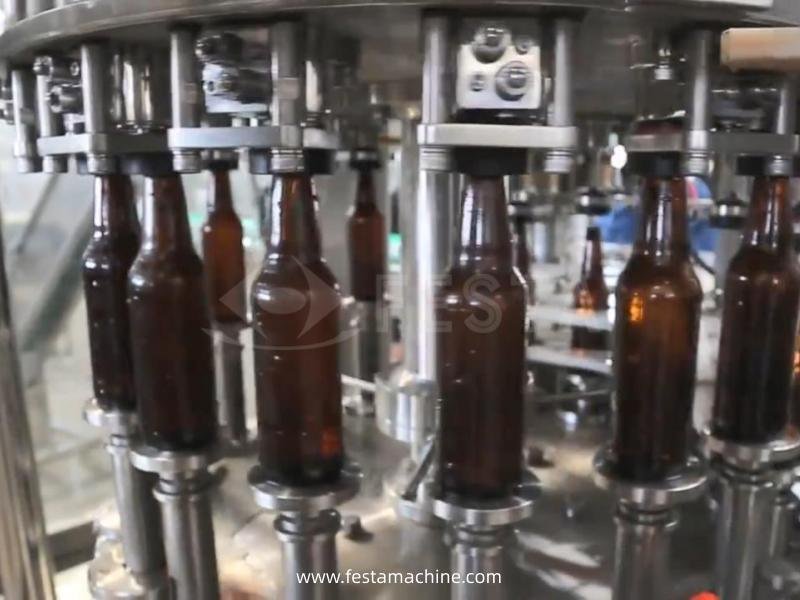 BPCGF18-18-6 Glass Bottle Beer Filling Machine 3