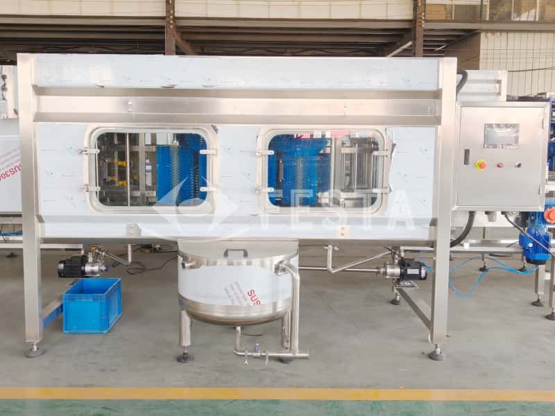 1200bph linear outside washing machine